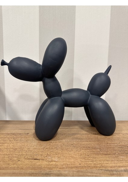 Antrasit Balon Köpek, 20X17CM