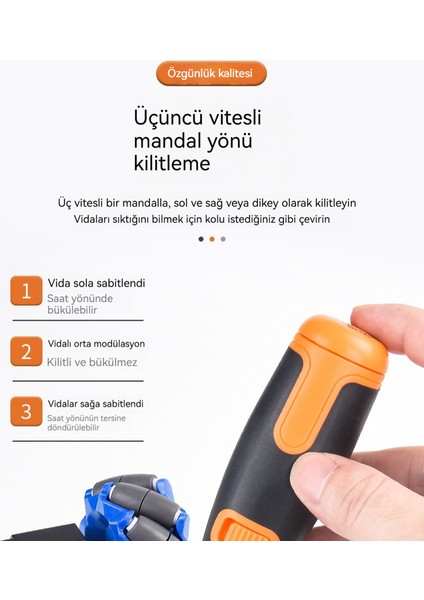 Ev Taşınabilir 10 In 1 Gizli Kafa Çok Açılı Cırcır Köşe Tornavida Seti (Yurt Dışından)