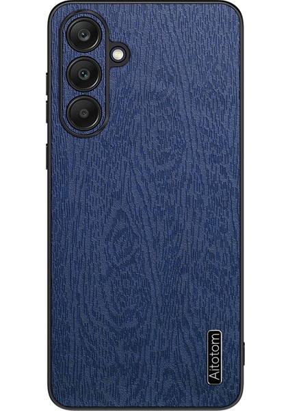 Samsung Galaxy A25 5g Kapak Ahşap Tahıl Pu+Pc+Tpu Arka Kabuk (Yurt Dışından)