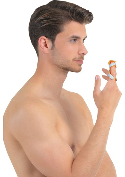 Kurbağa Ateli Parmak Kırıkları Sinir Yaralanmaları Parmak Incinme ve Burkulmaları / S Beden Code-33 ( 2'li Paket )-Paket Içeriğinde 2 Adet Vardır