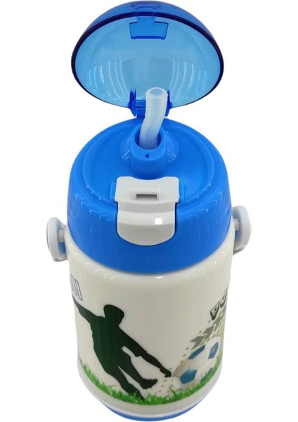 Mavi Termos Özellikli 320 Ml. İçi Çelik Matara