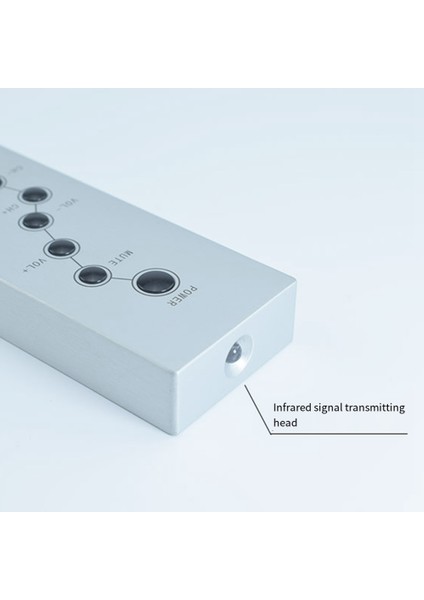 Tamamen Alüminyum Kızılötesi Sinyal Hifi Ses Cd'si Ön Yükseltici Tv Set Üstü Kutusu Için 7 Tuşlu Uzaktan Kumanda (B) (Yurt Dışından) fiyatları