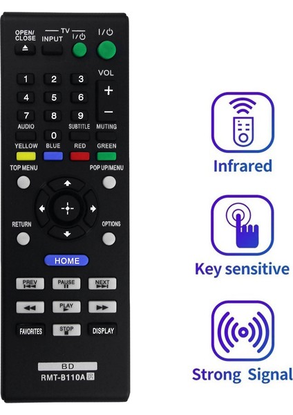 -B110A Blu-Ray Disk DVD Oynatıcı Için Uzaktan Kumandayı Değiştirin -S580 -S480 -S280 -S380 -BX58 -BX38 BDPS280 (Yurt Dışından) fiyatları