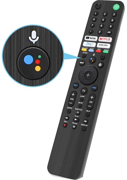 RMF-TX520U Tv Için Sesli Uzaktan Kumanda, Yedek OLED LED 4K 8k UHD Akıllı Google Tv, Ile, (Yurt Dışından)