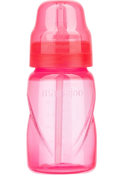 Akıtmayı Engelleyen Pipetli Bardak, 270 ml, 12+ Ay, Pembe, 1 Adet
