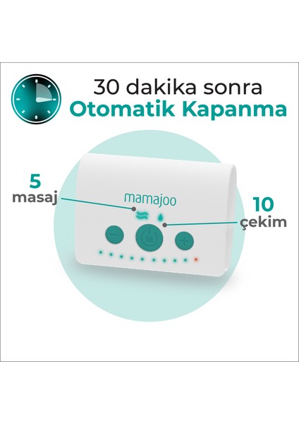Elektronik Tekli Göğüs Pompası 160 ml | 15 Kademe Ayarı, Hafif ve Taşınabilir Tasarım, Biberon ve Saklama Kabı Uyumlu