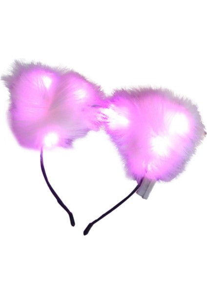 Karnavallar Şkinler Için Işıklı Tüylü Kulaklar Bandı Parlayan Bandı Işık (Yurt Dışından) fiyatları
