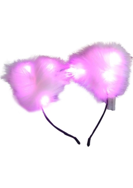 Karnavallar Şkinler Için Işıklı Tüylü Kulaklar Bandı Parlayan Bandı Işık (Yurt Dışından) modelleri