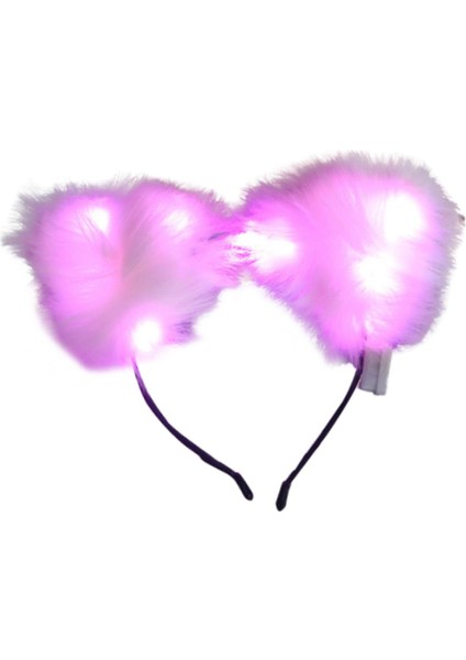 Karnavallar Şkinler Için Işıklı Tüylü Kulaklar Bandı Parlayan Bandı Işık (Yurt Dışından) indirimleri