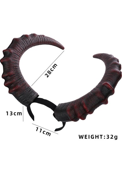 Bandı Öküz Saçı Çember Cadılar I Kırmızı (Yurt Dışından) fırsatları