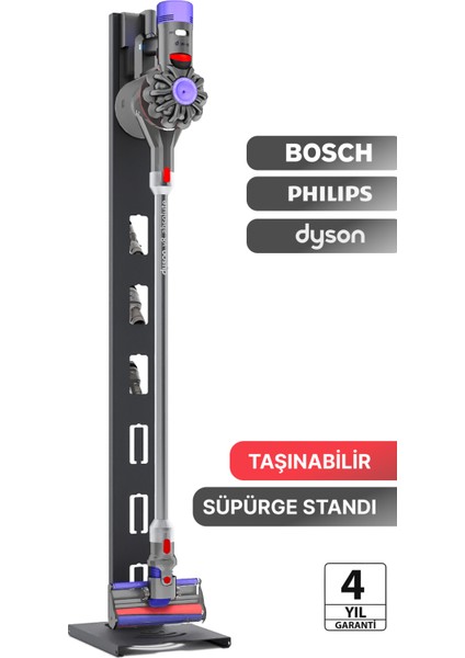 Süpürge Standı Ayaklı Ünite Dyson Ayaklı Ünite Stand Dikey Süpürge Standı