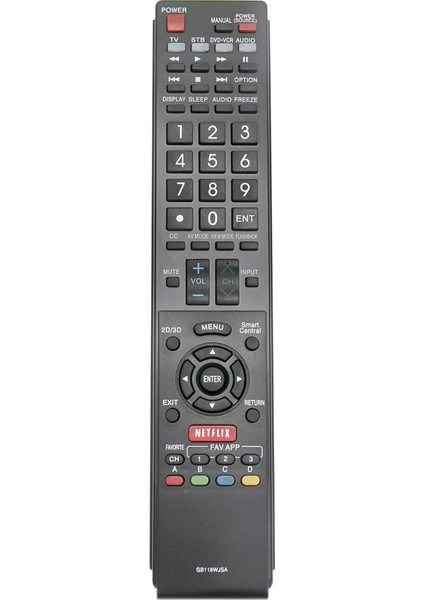 Uzaktan Kumanda Yedek GB118WJSA Sharp Tv Için GB005WJSA GA890WJSA GB004WJS LC60SQ17 LC60TQ15U LC60UD27U LC60UQ17U (Yurt Dışından)