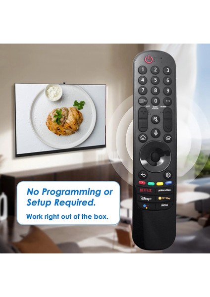 Lg Uhd/hdtv/oled 4K Akıllı Tv Için MR22GA AKB76039905 Uzaktan Kumandayı Değiştirin (Yurt Dışından) modelleri