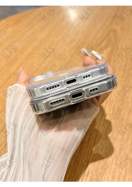 iPhone 16 Pro Kılıf Şeffaf Magsafe Magnetik Kılıf – Kablosuz Şarj Uyumluluğu, Darbe Emici