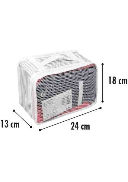 6'lı Bavul Organizer Gri Renk