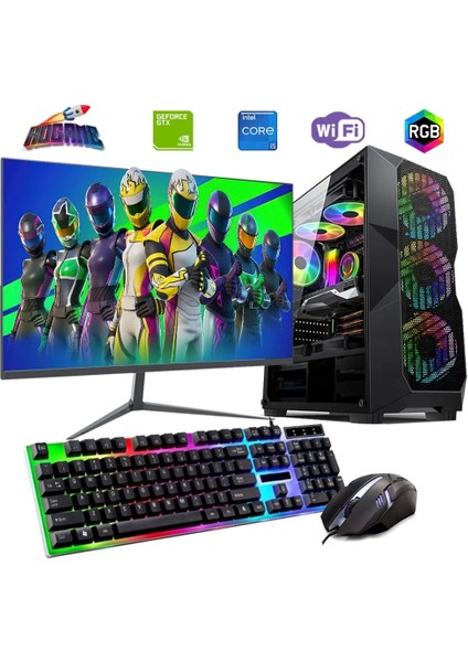 I5 12400F 16GB Ddr4 480SSD 4gb GTX1650 27" 165Hz Mon. Oyun Bilgisayarı