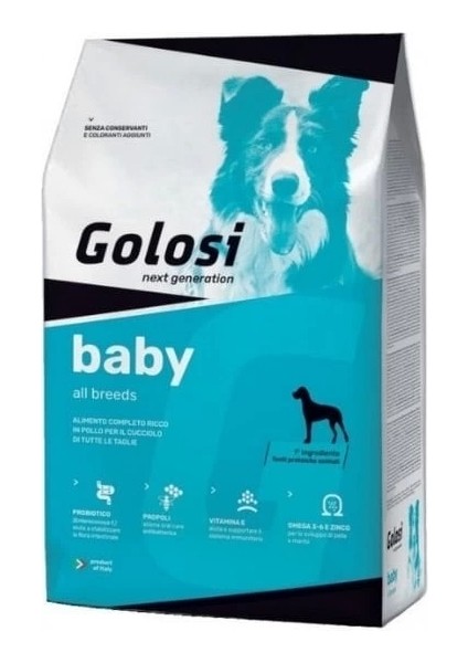 Baby Tavuklu Tüm Irklar Için Yavru Köpek Maması 12 kg