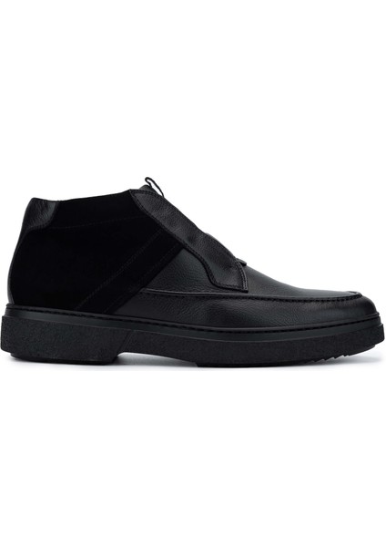 Rossı Erkek Hakiki Deri Siyah Casual Bot 668 1295PZA Erk Bot SK24-25 Nero