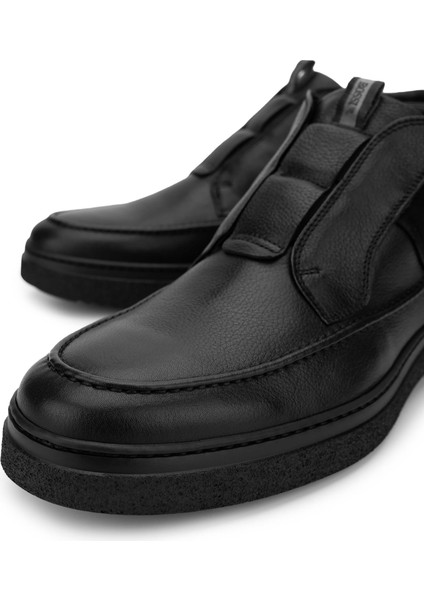 Rossı Erkek Hakiki Deri Siyah Casual Bot 668 1295PZA Erk Bot SK24-25 Nero modelleri