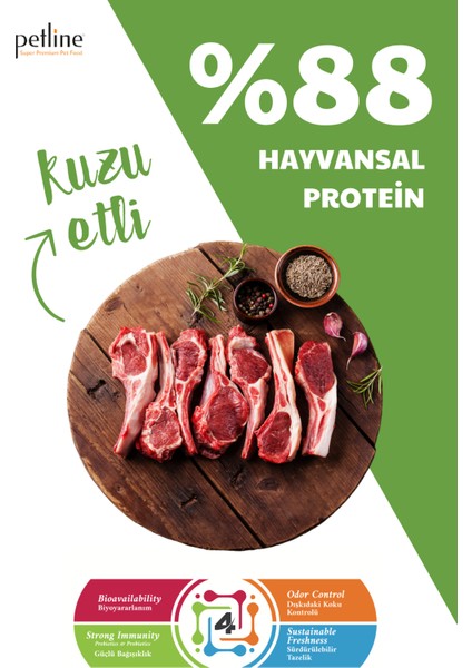 Super Premium Yavru Köpek Mini Irk Kuzu Etli 3 kg (Starter)