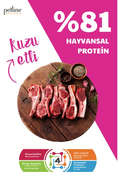 Natural Premium Lamb Kuzu Etli Yetişkin Köpek Maması 3 kg