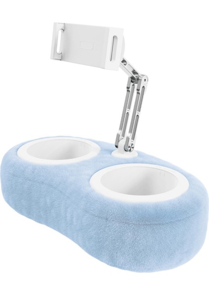 Tablet Standı Iklı Çok Açılı Kol ile Ev Tablet Canlı Yayını Açık Mavi (Yurt Dışından)