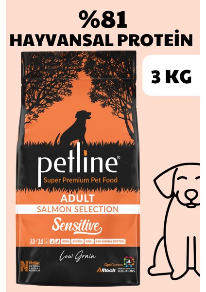 Natural Premium Salmon Somonlu Yetişkin Köpek Maması 3 kg