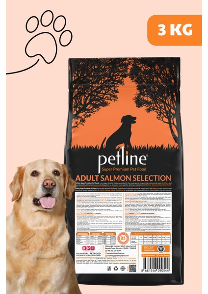 Natural Premium Salmon Somonlu Yetişkin Köpek Maması 3 kg