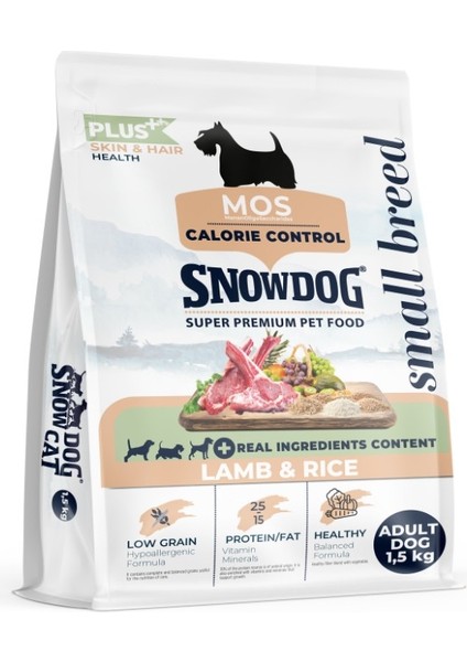 Plus Düşük Tahıllı Mini Yetişkin Kuzu Etli Köpek Maması 1,5 kg