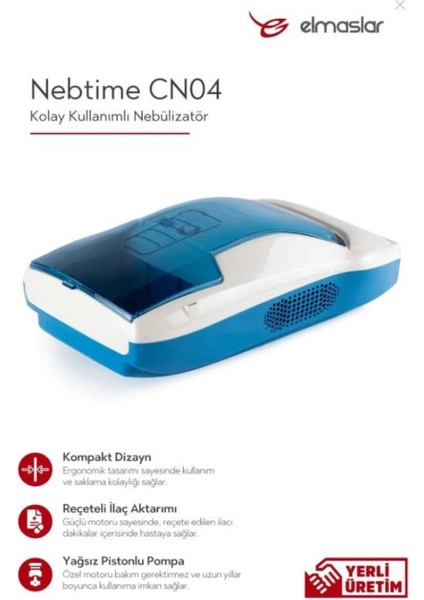 Kompresörlü Nebulizatör Cn 04