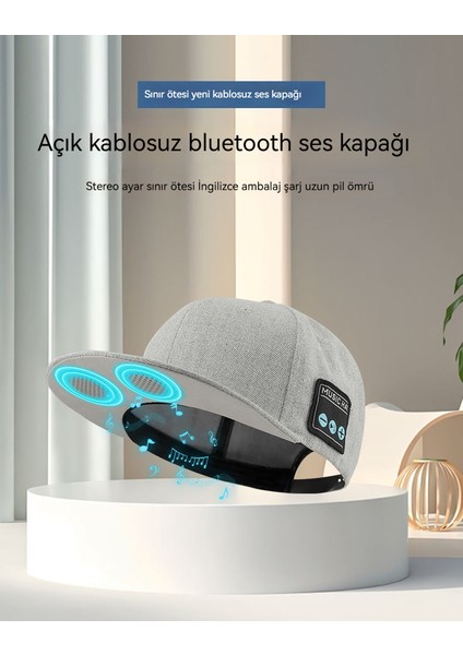 Açık Spor Güneşlik Kablosuz Bluetooth Müzik Güneş Şapkası (Yurt Dışından)