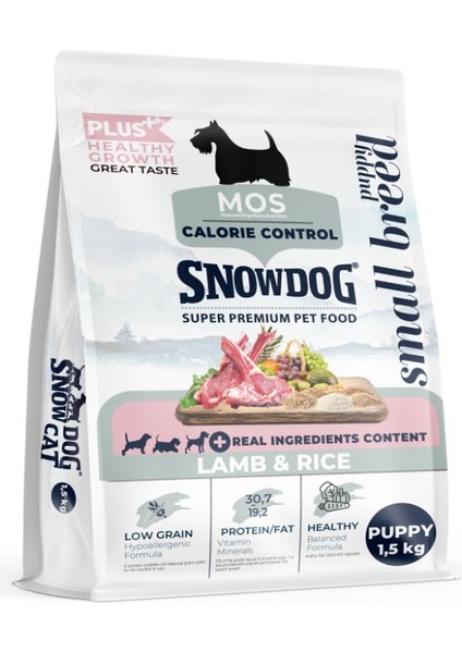 Plus Düşük Tahıllı Mini Yavru Kuzu Etli Köpek Maması 1,5 kg