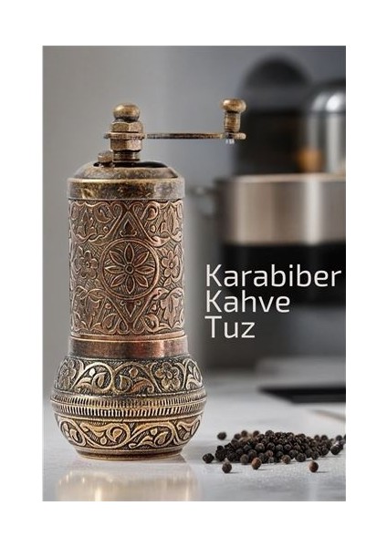 Turk Karabiber Değirmeni Kahve Tuz - CLR2171-2880