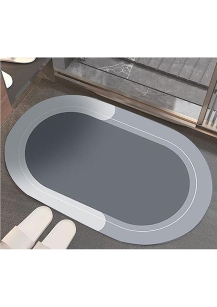 Oval Süper Emıcı Banyo Paspası