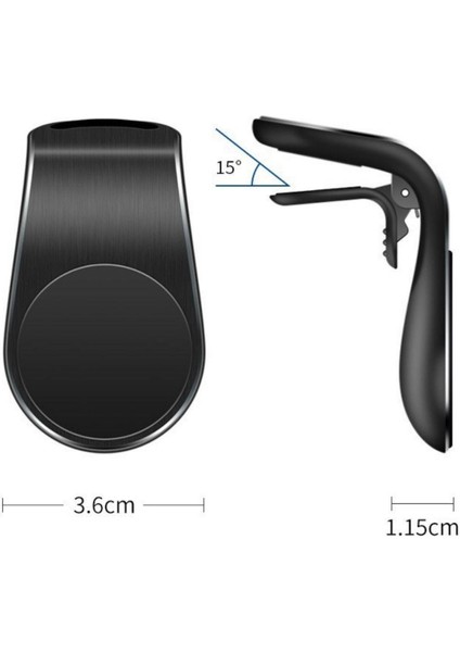 Havalanndırma Izgarasına Takılabilen Mandallı Mıknatıslı Oto Araç Içi Manye - CLR7795-4471