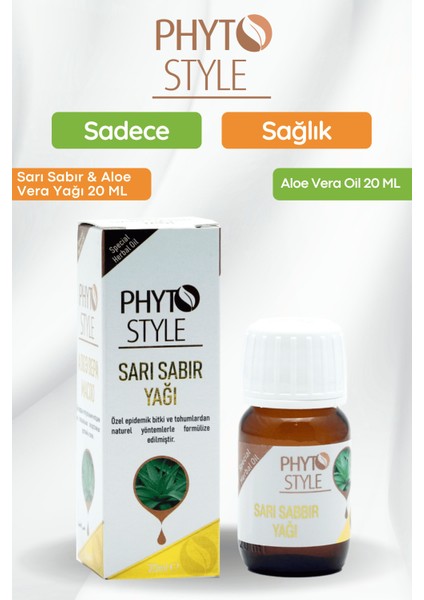 Sarı Sabır & Aloe Vera Yağı 20 ml