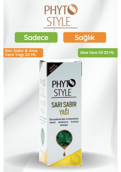 Sarı Sabır & Aloe Vera Yağı 20 ml