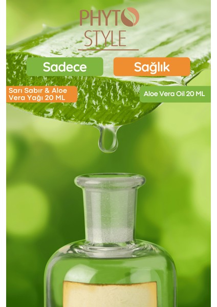 Sarı Sabır & Aloe Vera Yağı 20 ml