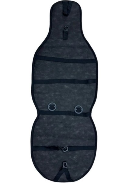 Üniversal Oto Koltuk Koruyucu Kılıf 2 Ön 1 Arka Set Çizgili Siyah-Kırmızı fiyatları