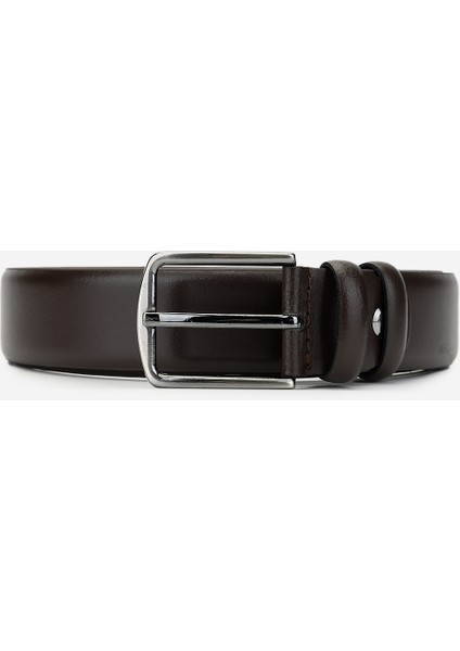 Erkek Hakiki Deri Kahverengi Klasik Kemer 562 242003 Erk Kmr SK24-25 Kahve Dr