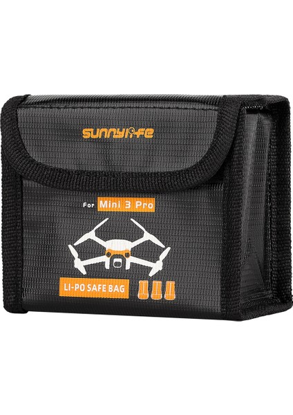 Mini 3 Pro Drone Pil Için Accessoriesafe Çanta Koruyucu Li-Po Güvenli Çanta Patlamaya Dayanıklı (Yurt Dışından)