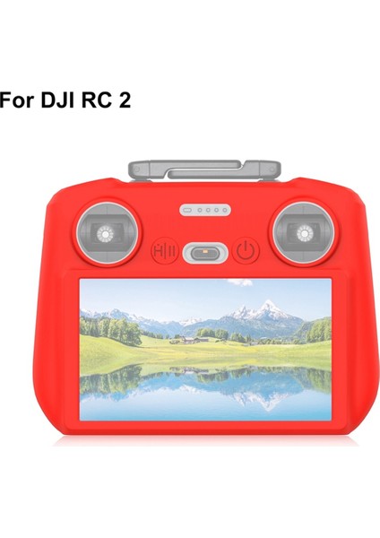 Mini 4 Pro/air3 Drone Için Uzaktan Kumanda/çok Fonksiyonlu Kullanışlı Silikon Koruyucu Kılıf Kapak, Kırmızı (Yurt Dışından)