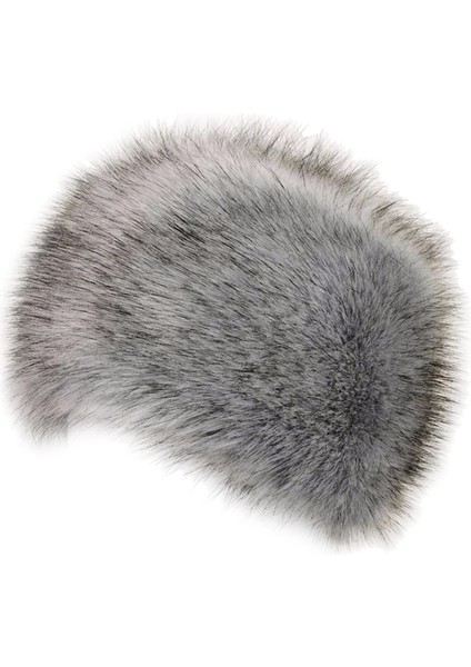 Kış Sahte Şapka Kayak Kafatası Kapakları Manşet Beanie Cossack Bisiklete Binmek Için Açık Gri (Yurt Dışından) fiyatları