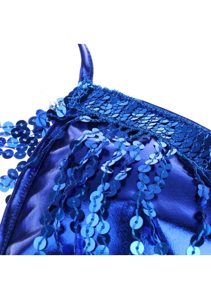 Oryantal Dans Kostüm Üstleri Bağı Üst Giyim Parti Clubwear Mavi (Yurt Dışından) indirimleri
