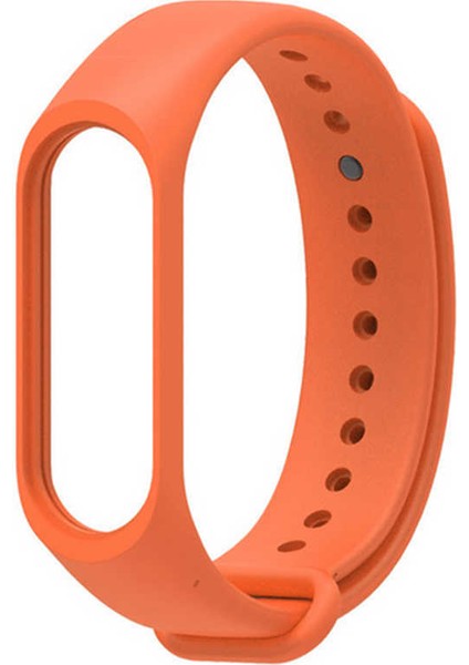 Xiaomi Mi Band 4 Uyumlu Kordon Zore - Turuncu