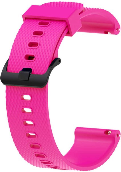 Huawei Gt2 42MM Krd-46 20MM Uyumlu Kordon Zore - Pembe Koyu