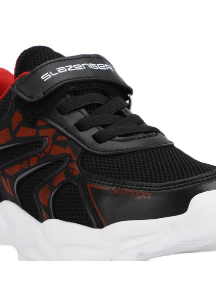 KANNER Erkek Çocuk Sneaker Koşu & Yürüyüş Ayakkabısı Siyah / Kırmızı fırsatları