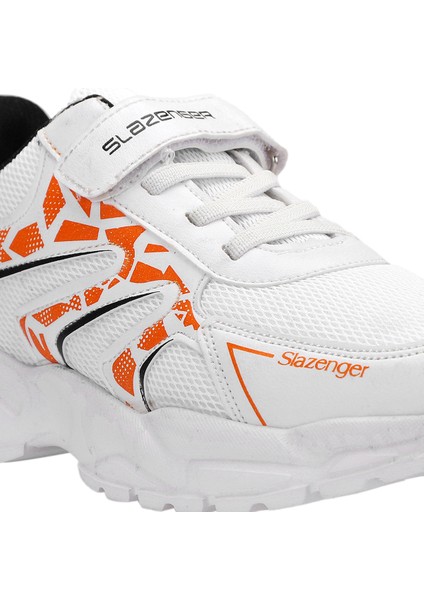 KANNER Kız Çocuk Sneaker Koşu & Yürüyüş Ayakkabısı Beyaz / Turuncu fırsatları