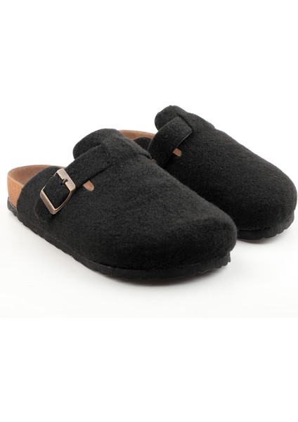 LEO Keçe Kadın Ev Terliği Siyah fiyatları