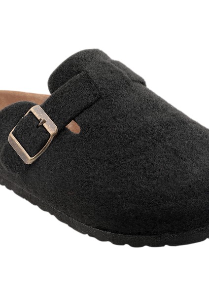 LEO Keçe Kadın Ev Terliği Siyah fırsatları